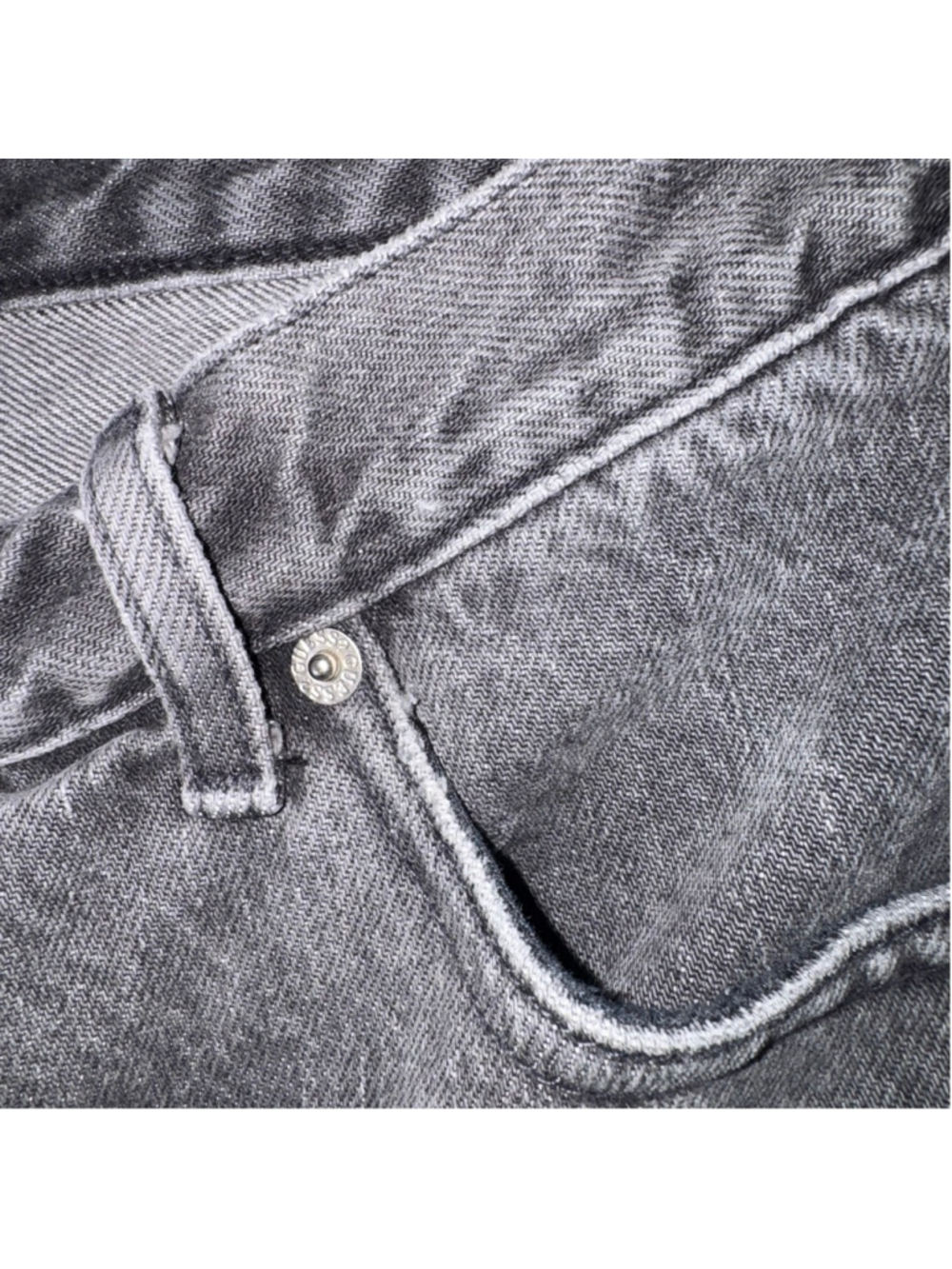 Guess vintage Classic Straight Leg Jeans Waist 36x L34 Gray 90s USA - Picture 5 of 15
